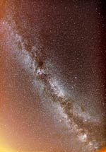 Thumbnail image of fisheye view of Milky Way
