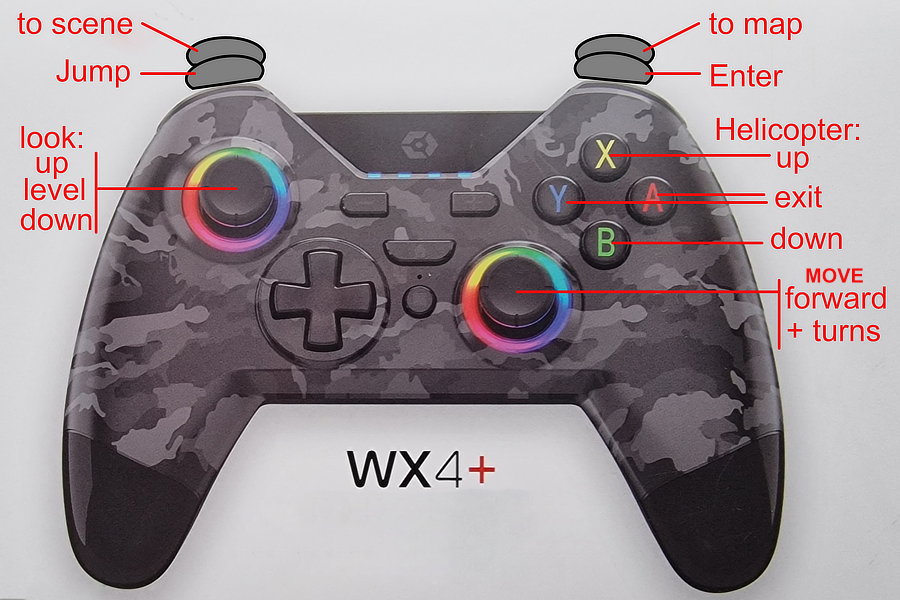 Wx4+ gamepad
