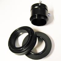 Separated adapter and T-mount ring